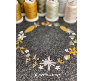 Stickdatei - Blumenkranz